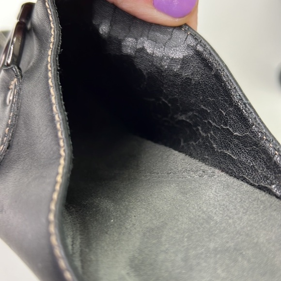 Aerosoles Black Leather Mules - Picture 7 of 8